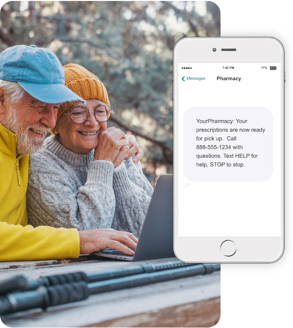 Senior Couple Get Prescriptions Online in Calgary