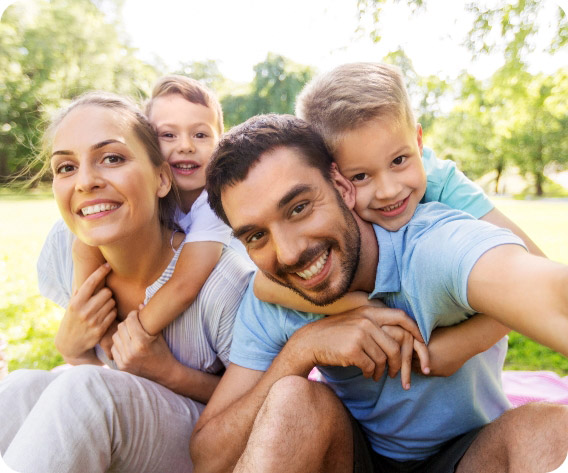 Happy Family with Private Healthcare