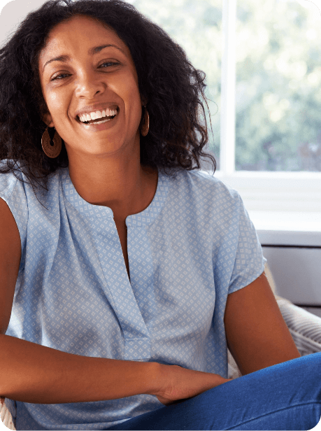 Smiley woman image