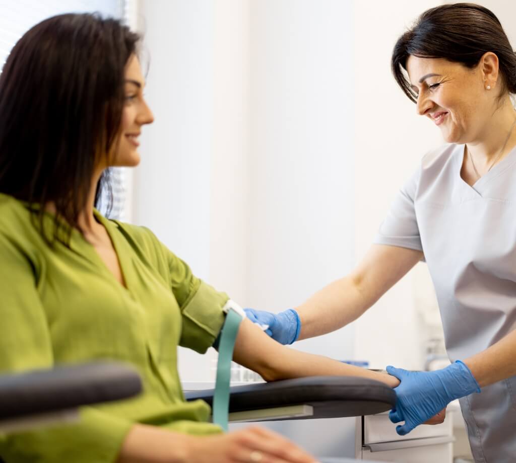 Blood testing mobile bg